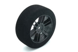 BSR F2630-D Drag Foam Tires (Black) (2) (26mm Wide) (30 Shore) w/12mm Hex w/Free Stickers