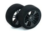 BSR F2640-B Foam Tires NITRO (Black) (2) (26mm Wide) (40 Shore) w/12mm Hex w/Free Stickers