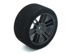 BSR Racing F3030-B Racing Foam Tires NITRO (Black) (2) (30mm Wide) (30 Shore) w/12mm Hex w/Free Stickers