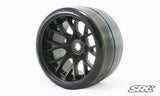 Sweep Racing Monster Truck VHT Crusher Belted Tire on WHD Black Wheel SWSRC1003B