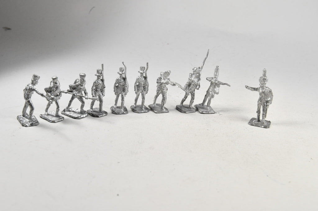 Metal Figures 3 Assorted Military Figures (Randon Assortment) 10 Figures METAL3