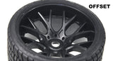 Sweep Racing Monster Truck VHT Crusher Belted Tire on WHD Black Wheel SWSRC1003B